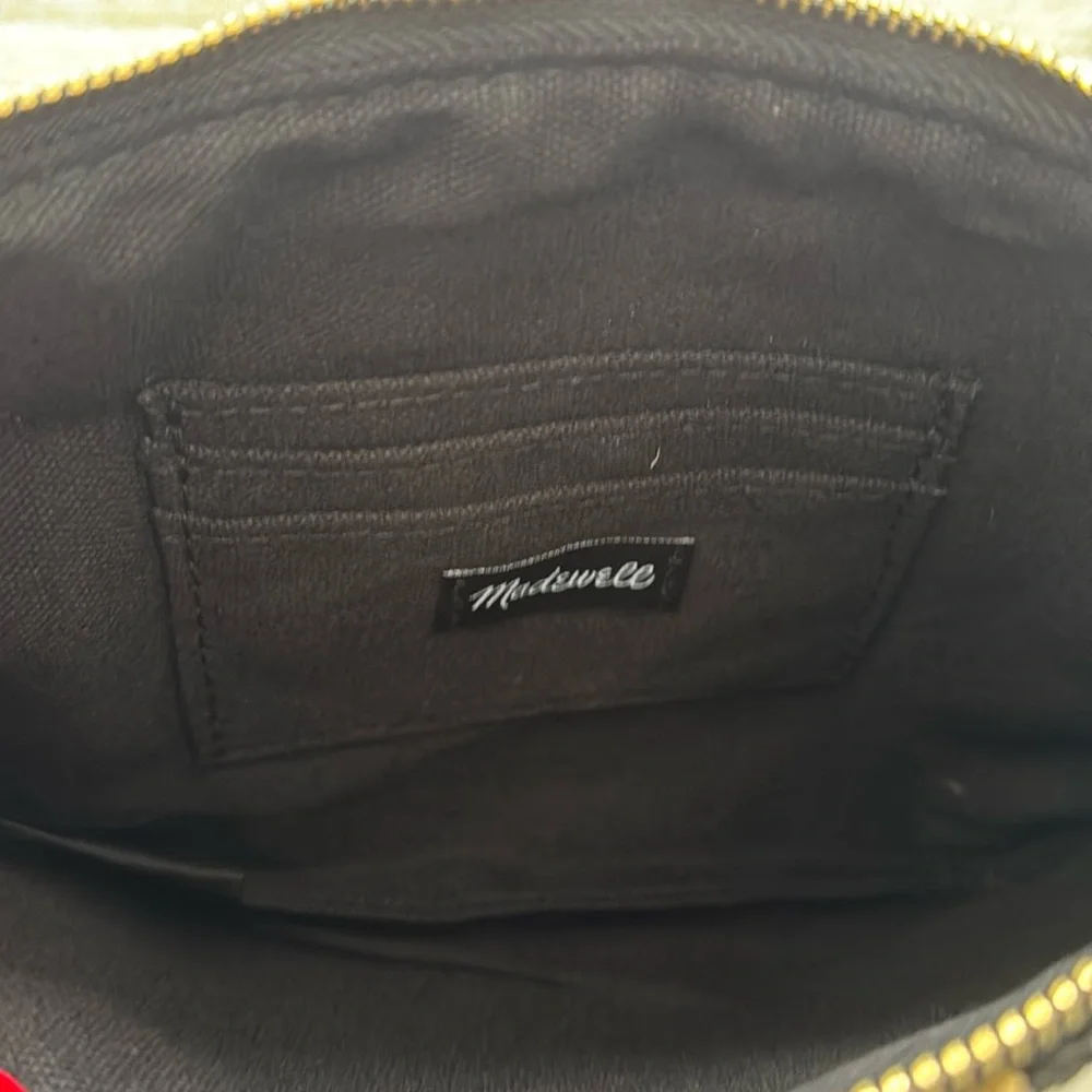 Madewell Black & Tan Striped Clutch - Picture 2 of 3